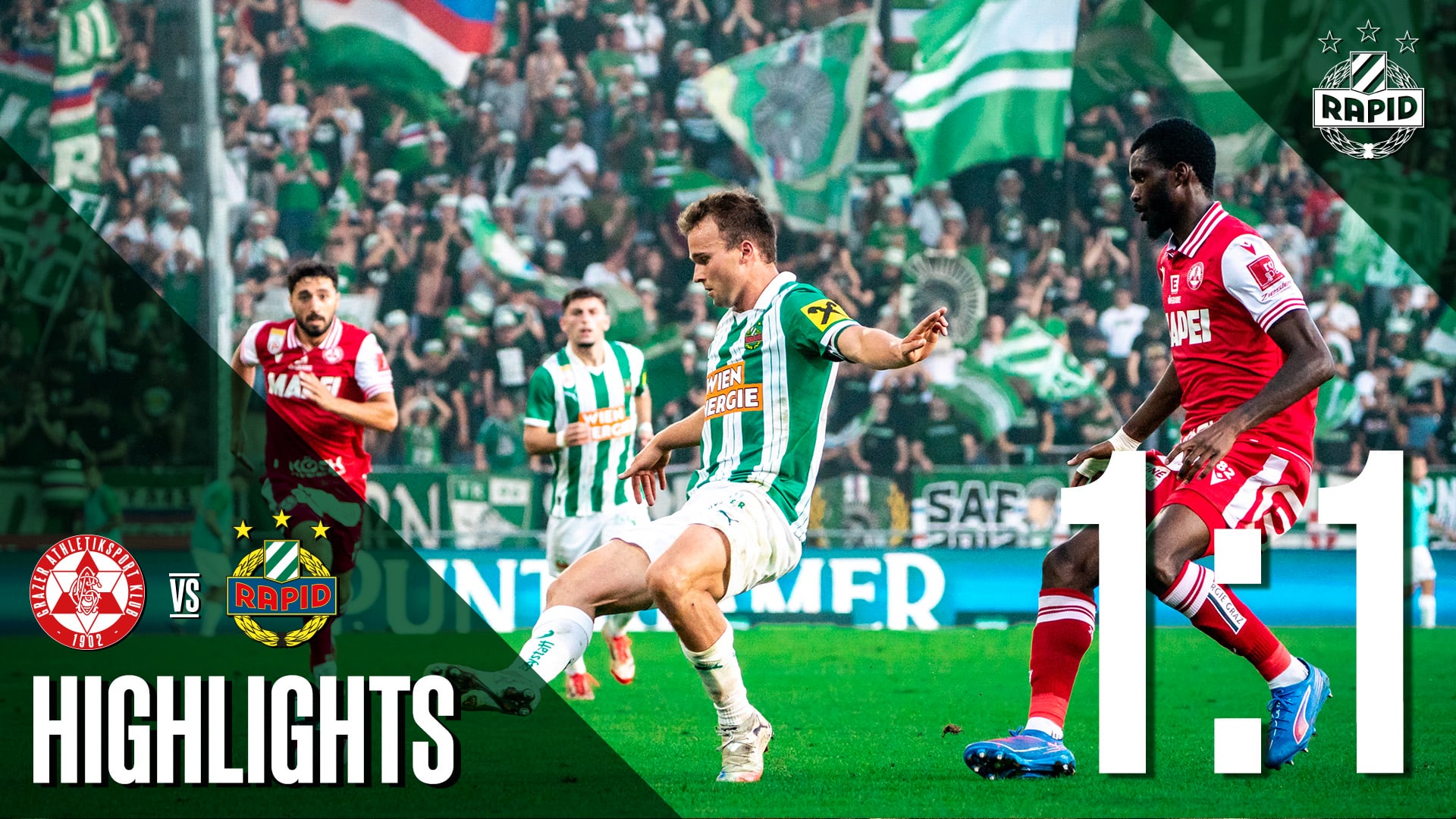 Highlights: Grazer AK – SK Rapid | 21.09.2025