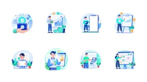 Animated Finance Illustration Set, a Finance Illustration by Brickclay (Thumbnail 4 of 4)