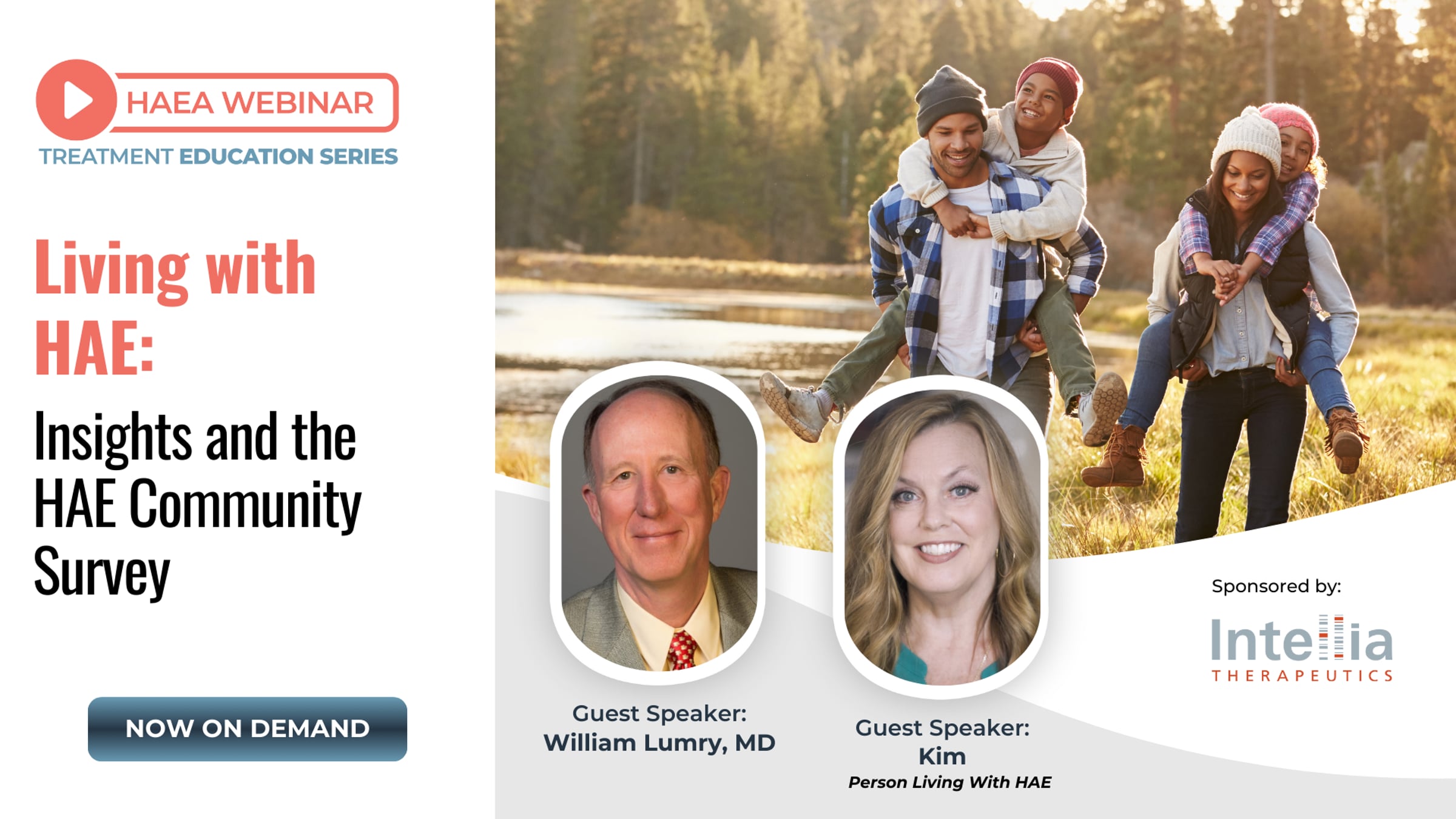 HAEA Treatment Education Series Webinar: Living with HAE: Insights and ...