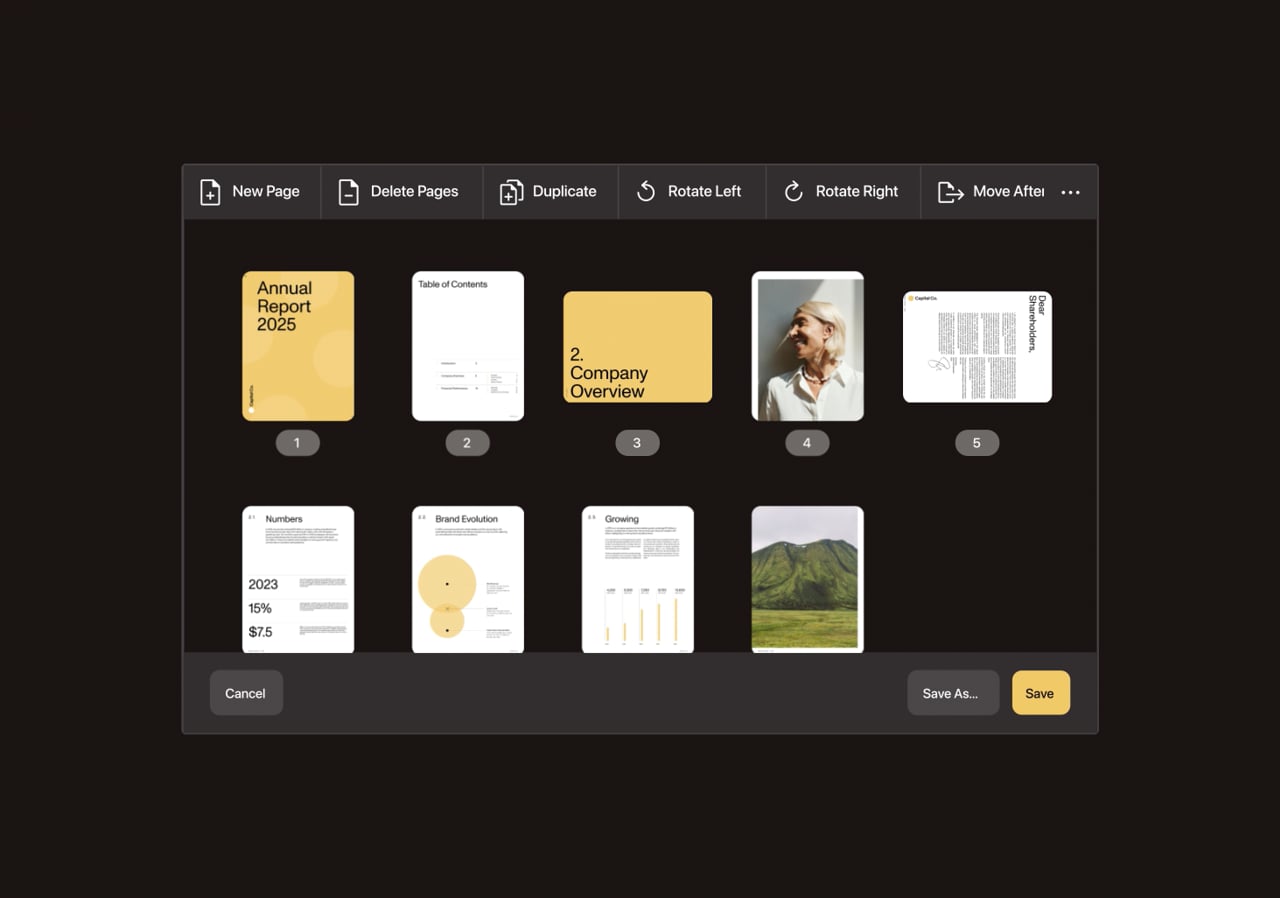 Nutrient SDK Editing