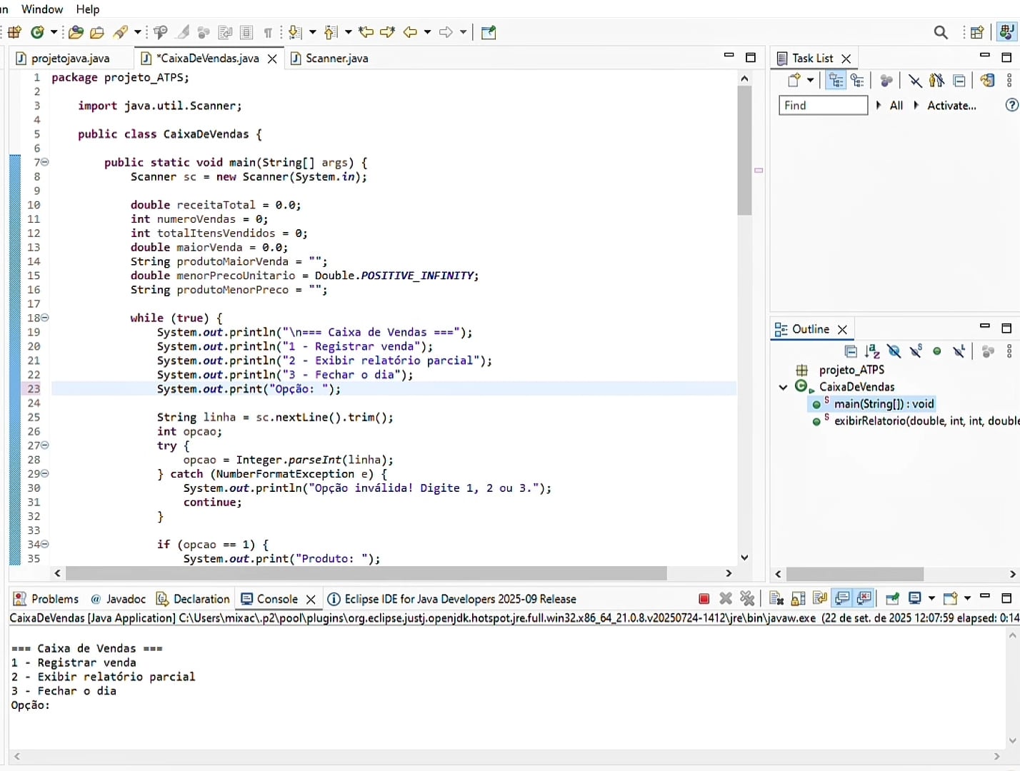 ATPS-Caixa de vendas em Java | Videos & Movies on Vimeo