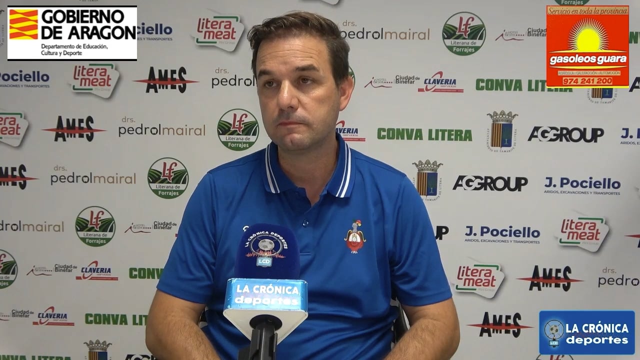 SERGUIO LAGUNAS (Entrenador CF Calamocha) CDJ Tamarite 1-2 CF Calamocha / Jor. 3 / Tercera Rfef