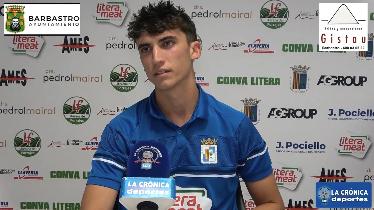 POL IZQUIERDO (Jugador CDJ Tamarite) CDJ Tamarite 1-2 CF Calamocha / Jor. 3 / Tercera Rfef