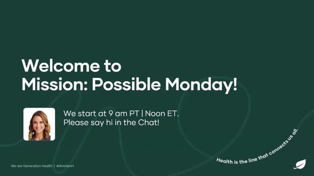 Mission: Possible Monday | 9.15.25