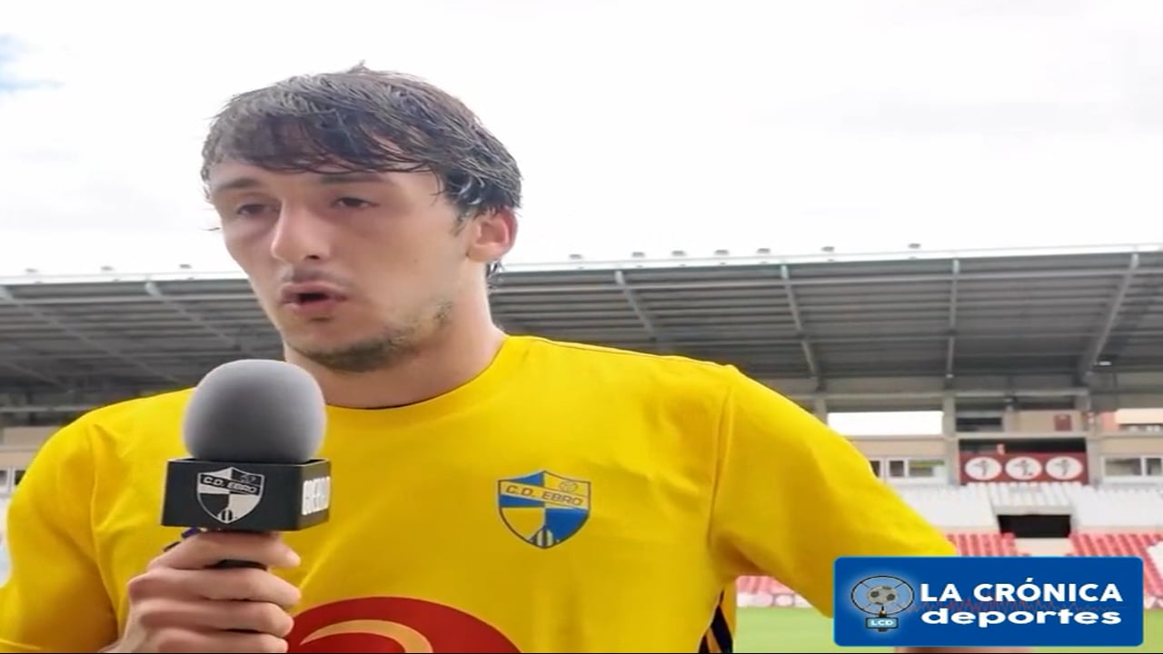 ESPIÉRREZ (Jugador  Ebro) UD Logroñés 1-0 CD Ebro / Jor. 3 - Segunda Rfef / Gr 2 / Fuente: Instagram CD Ebro