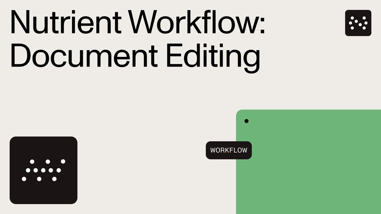 Document Editing Demo