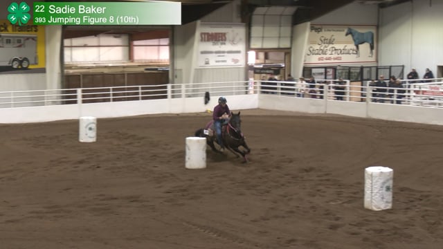 #393 Sadie Baker [Jumping Figure 8 (10th)]