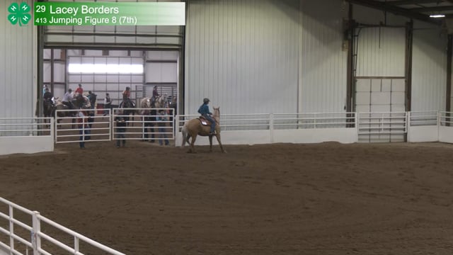 #413 Lacey Borders [Jumping Figure 8 (7th)]
