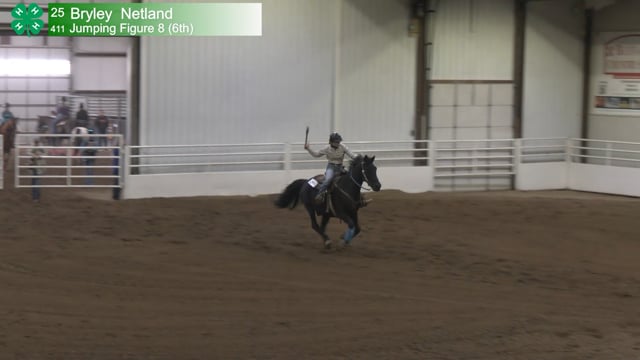 #411 Bryley  Netland [Jumping Figure 8 (6th)]