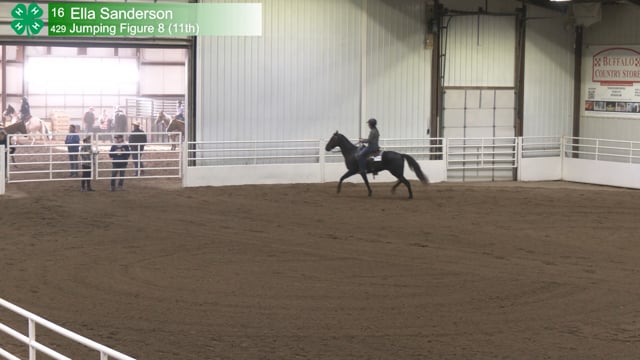 #429 Ella Sanderson [Jumping Figure 8 (11th)]