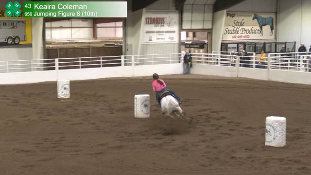#656 Keaira Coleman [Jumping Figure 8 (10th)]