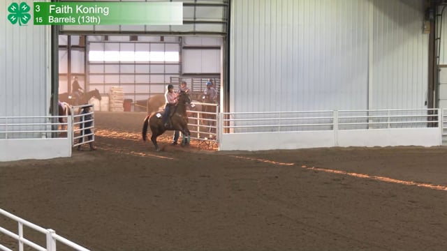 #15 Faith Koning [Barrels (13th)]