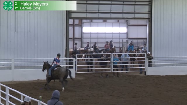 #17 Haley Meyers [Barrels (6th)]