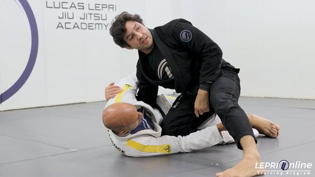 Tight Half Guard Escape to Pass to Submission
