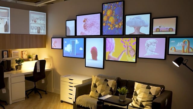 IKEA Wembley Workspaces Projection Mapping
