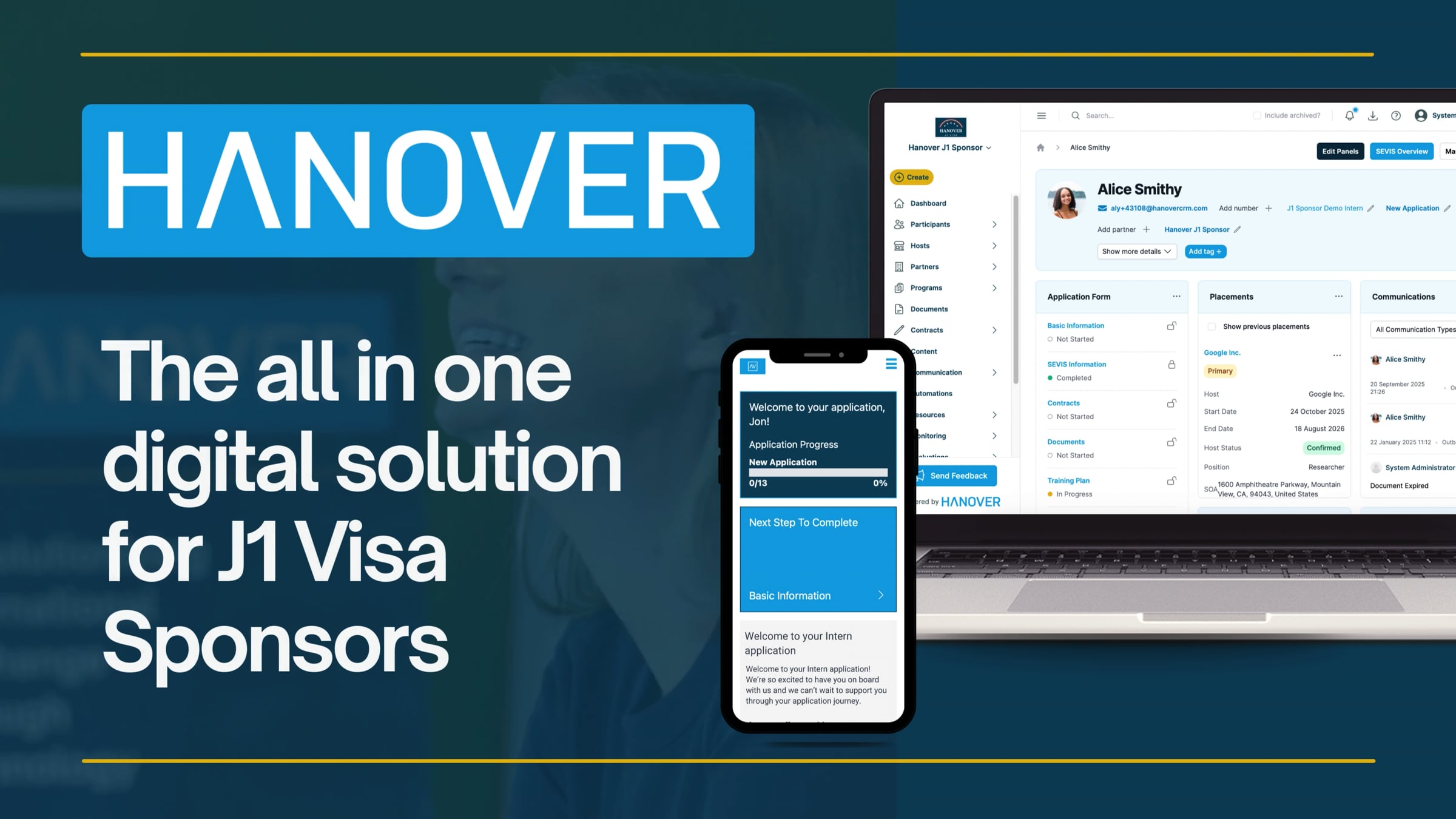 Website Hanover Sponsor Promo