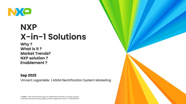 X-in-1 electrification: Overcoming safety and integration challenges with NXP
