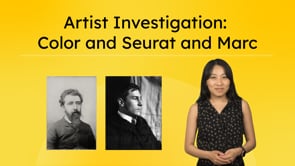 Artist Investigation: Color and Seurat and Marc
