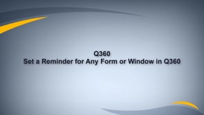 Reminder Notification