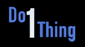 Do 1 Thing 