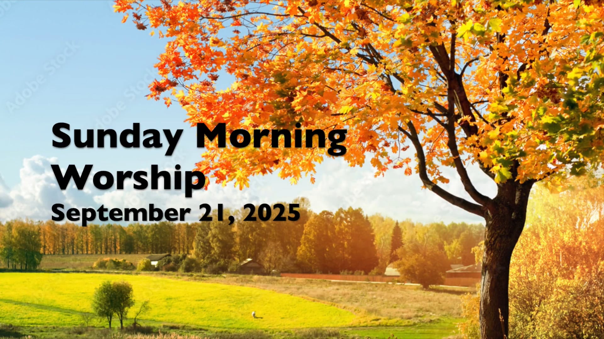 WCCA Sunday Morning Worship - September 21, 2025