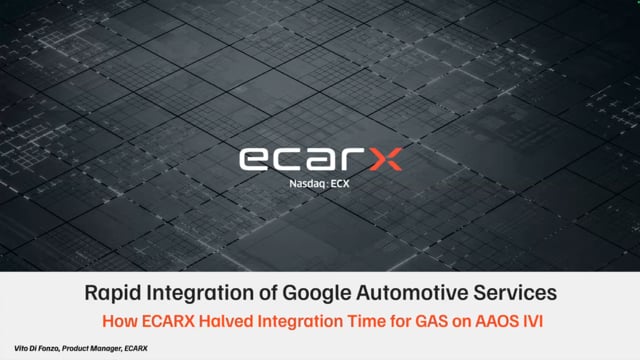 Accelerating integration and certification of Google Automotive Services