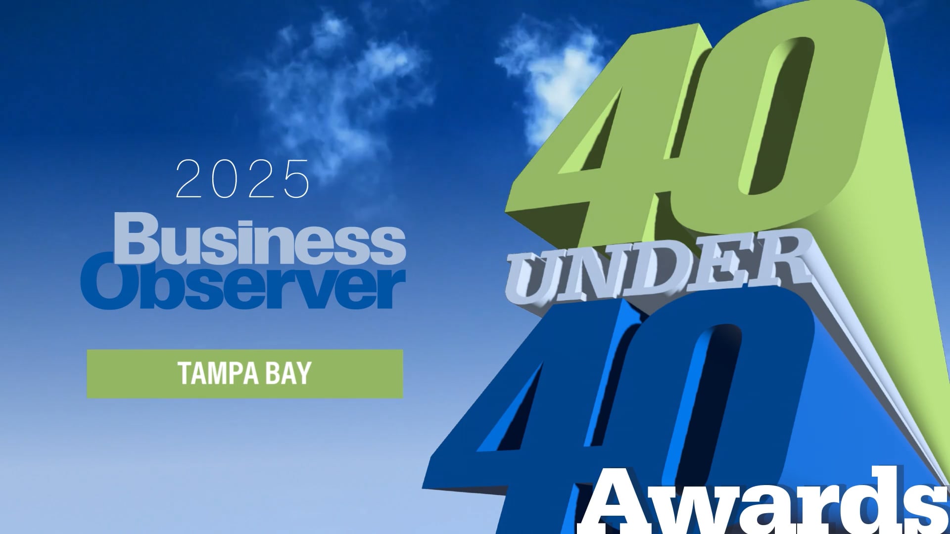 Tampa Bay - 40 Under 40 (2025)