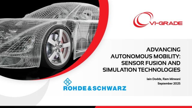 Advancing autonomous mobility: Sensor fusion and simulation technologies