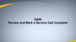 Mark Call Complete