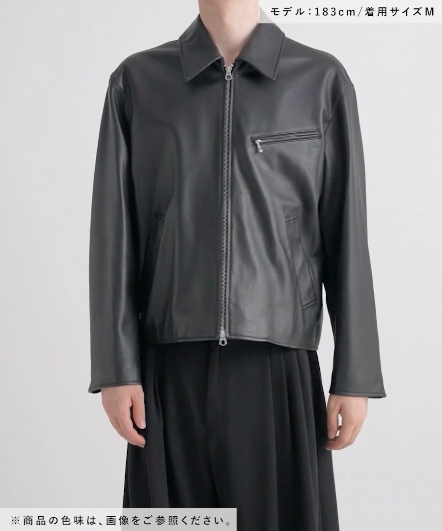 追加予約受付中】フォームレスレザーブルゾン | [公式]ハレ（HARE）通販