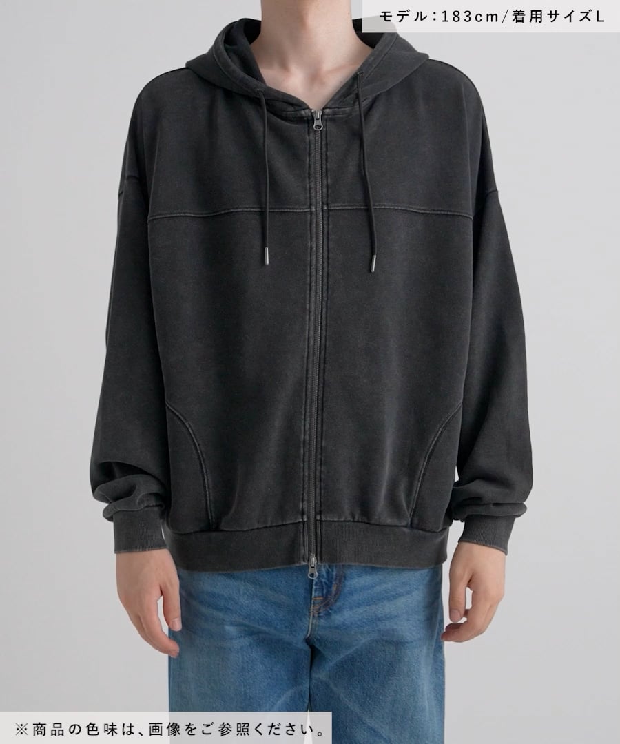 新色・欠品カラー追加予約】ウォッシュドZIPパーカー | [公式]ラコレ