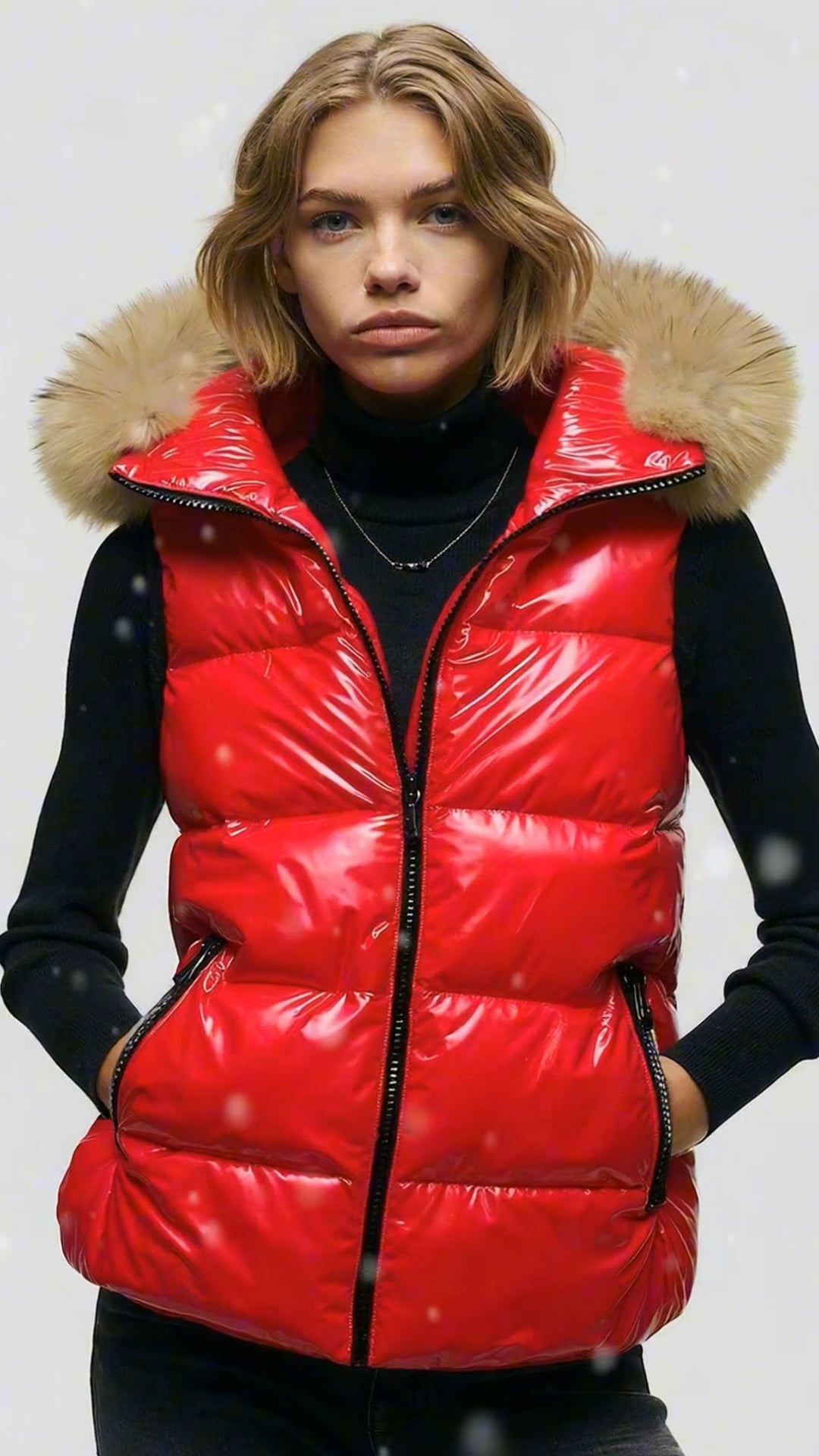 Gilet Femme Sans Manches Polaire Matelassé - Chaud, Chic Et élégant Pour Automne Hiver - Taille Ajustée - 10