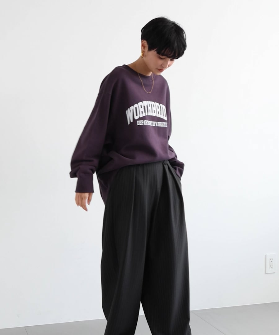 マニッシュワイドパンツ / セットアップ対応【『BABALOG』CHご紹介