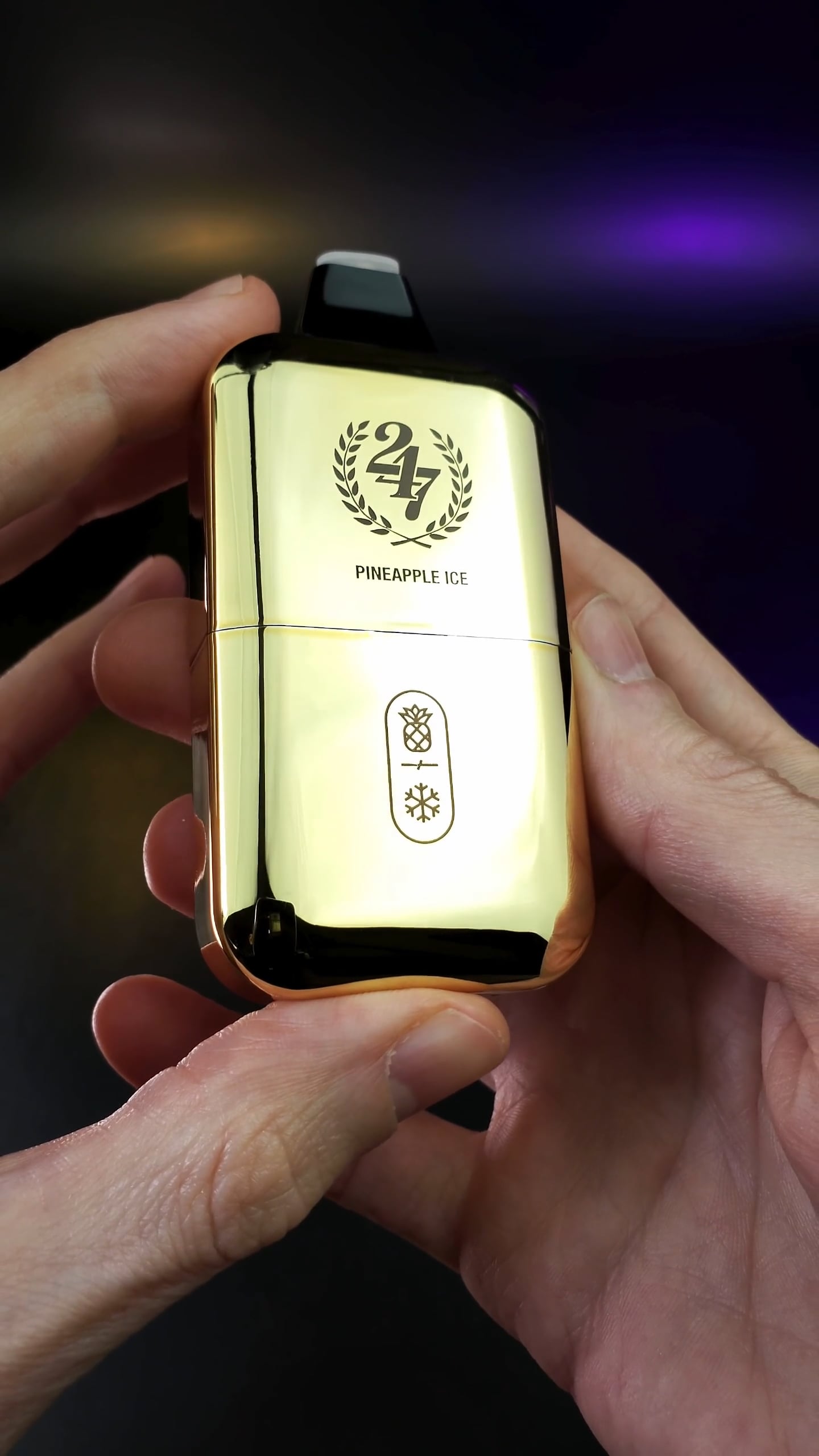 gold bar pineapple ice disposable vape Hands-On with the 24Seven Gold Bar
