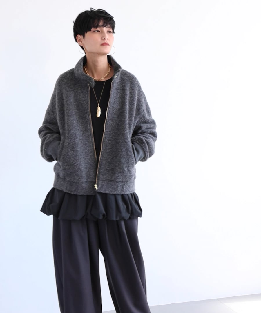 スタンドカラースライバーブルゾン【WEB限定サイズ】 | [公式