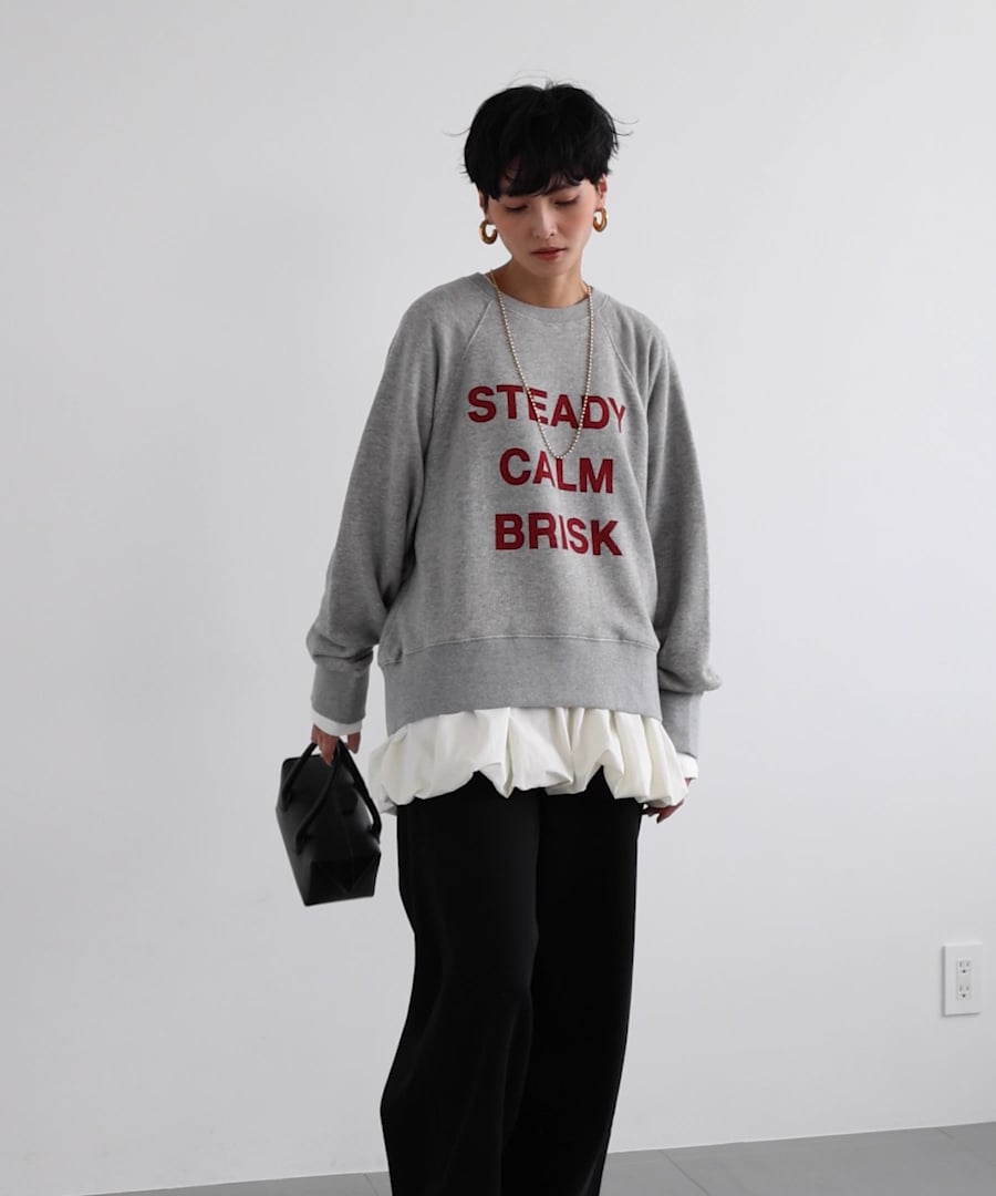 【BARNYARDSTORM】ガーゼベア裏毛ロゴプルオーバーマシンウォッシャブル セール】BARNYARDSTORM / ガーゼベア裏毛ロゴプルオーバー/マシン