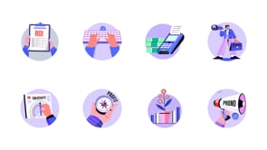Animated Business Drawing Art Set, a Finance Illustration by Brickclay (Thumbnail 5 of 5)