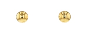7mm 14kt Yellow Gold Ball Stud Earrings