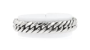 Sterling Silver Cuban-Link Bracelet