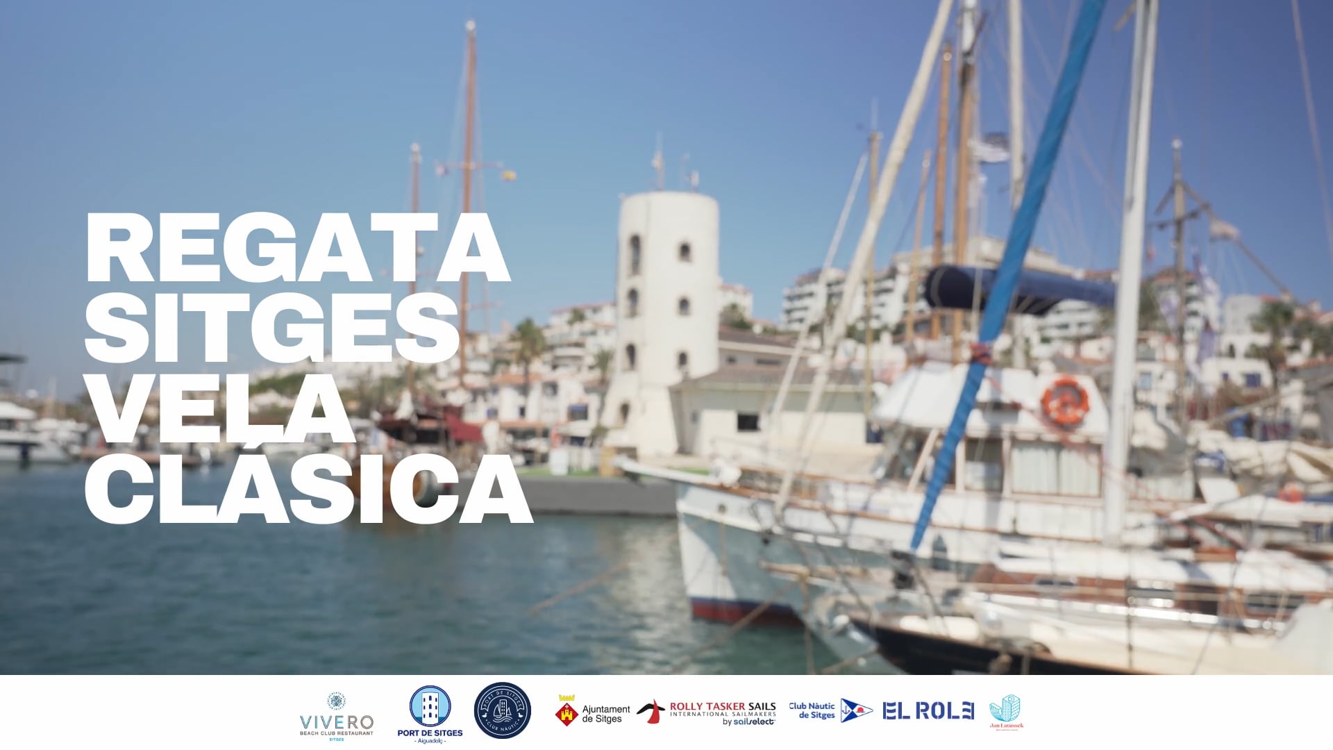 Regata Sitges Vela Clasica 2025 Drone 2