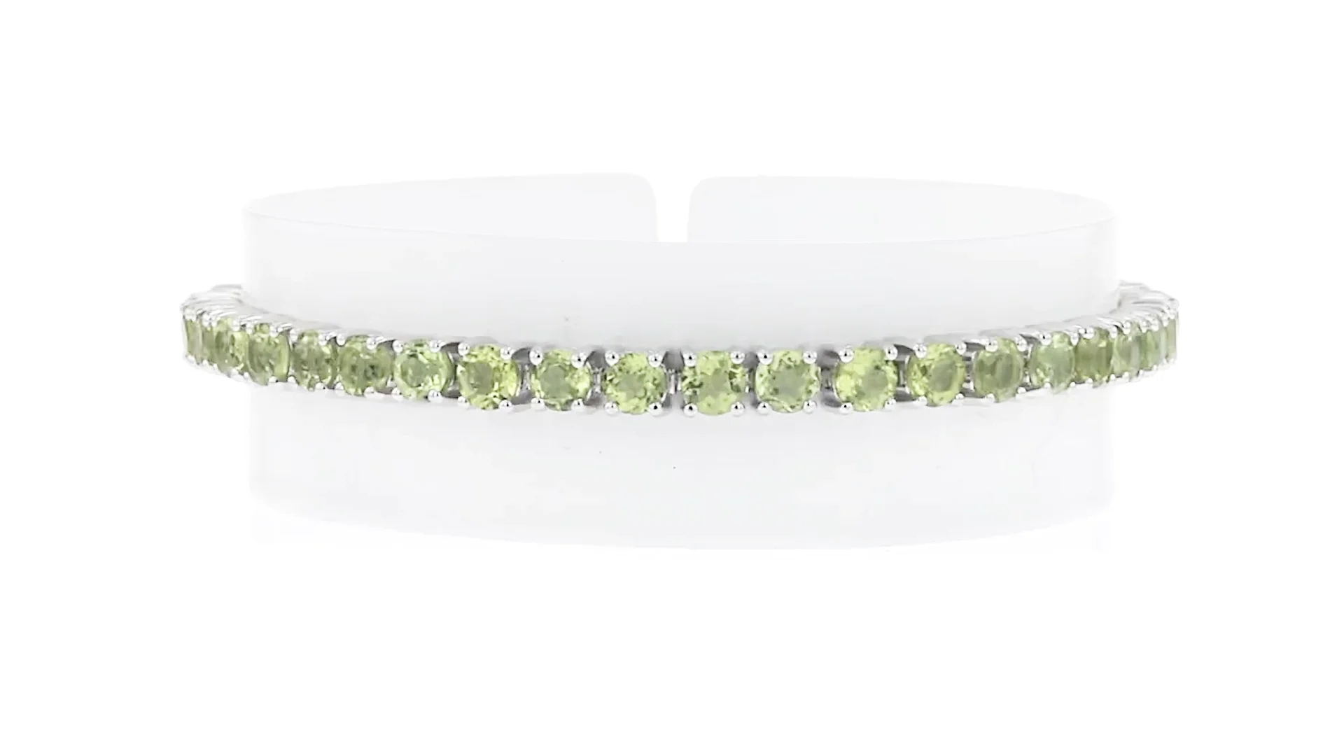 12.00 ct. t.w. Peridot Tennis Bracelet in Sterling Silver | Ross