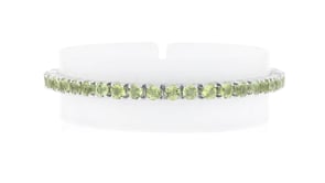 12.00 ct. t.w. Peridot Tennis Bracelet in Sterling Silver