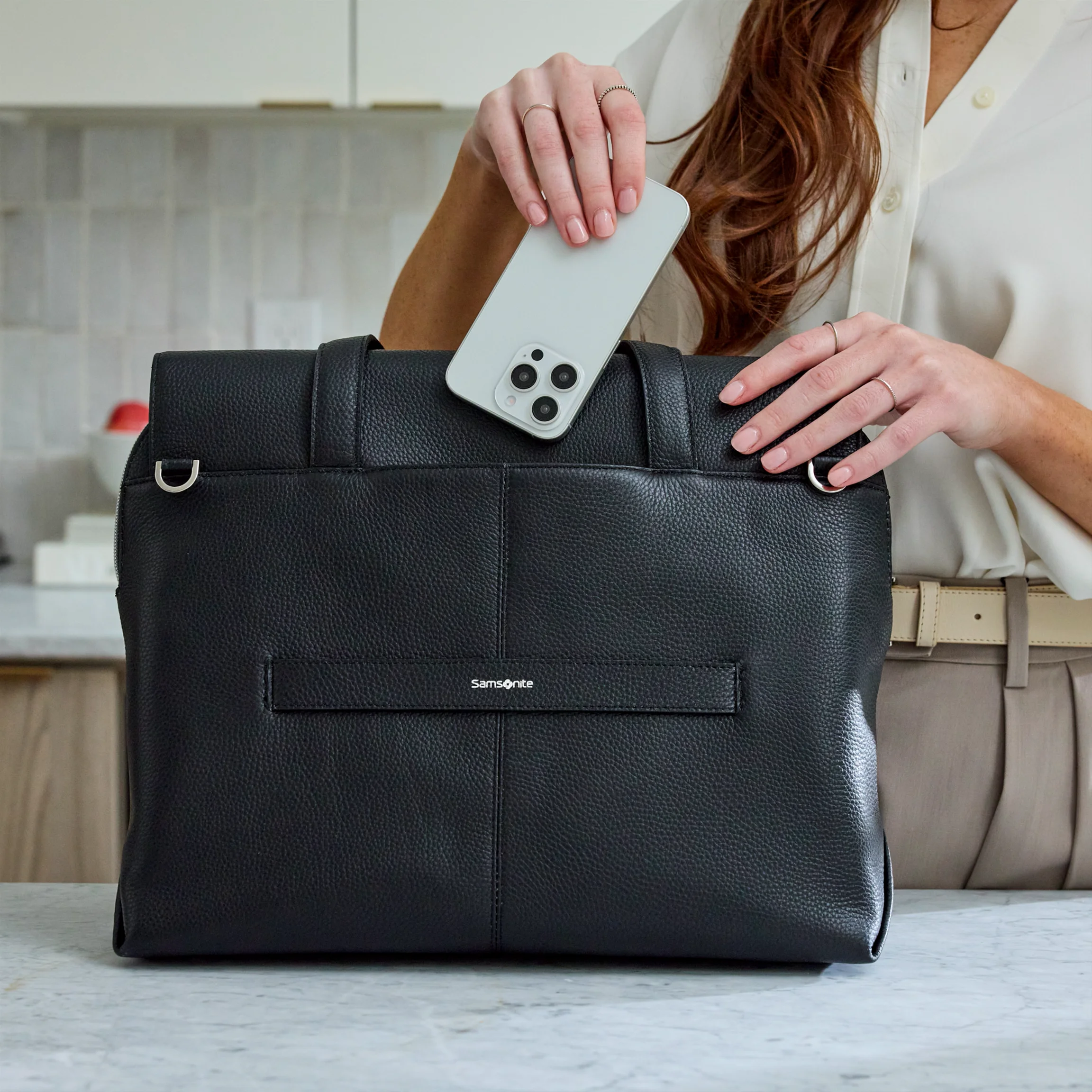 Mobile Solution 2 Leather Convertible Brief
