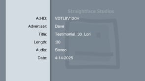 DAVE | Lori Testimonial