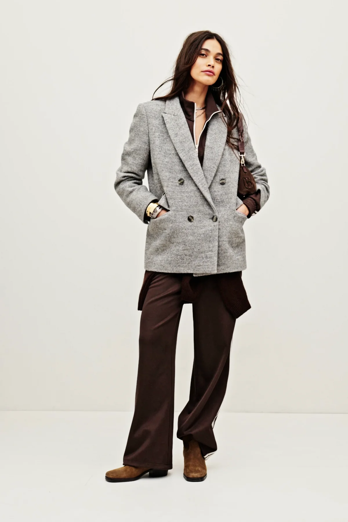 Masculine Style Jacket Waro Gray // ba&sh US