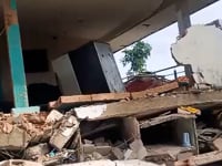 "Gracias a Dios y a mi Virgencita de Chiquinquirá, no dormimos en la casa cuando se cayó"