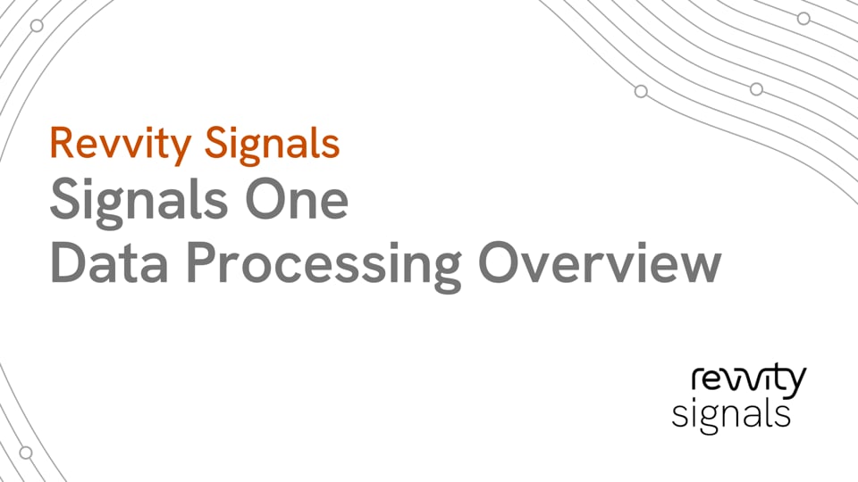 Watch Signal One Data Processing Overview (4-part series) on Vimeo.