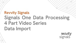 Watch Signals One Data Processing:  (Part 1 of 4 Video Series) - Data Import on Vimeo.