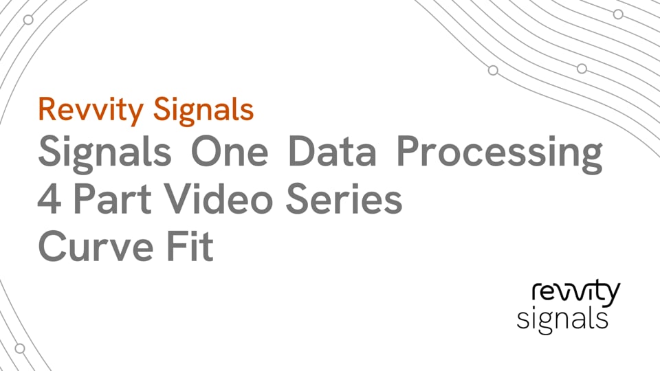 Watch Signals One Data Processing Features (Part 3 of 4 Video Series) Curve Fit or Calculations Explorer on Vimeo.
