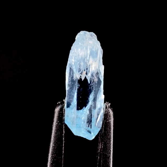 Beryl var: Aquamarine (2024 find) | Wormhole Pocket, Sawtooth Batholith ...